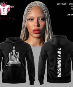 Beyonce Cowboy Carter Tour x Washington DC 2025 Black Hoodie