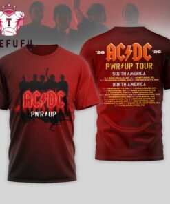 ACDC PWR UP 2026 Tour Unisex 3D Shirt