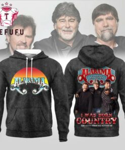 Alabama I Was Born Country 2026 Graphic Music Hoodie