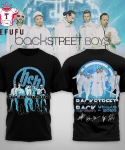 Back Street Boys Las Vegas 2026 Tour Black T Shirt