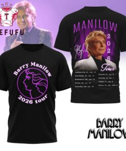 Barry Manilow 2026 Tour 3D Shirt