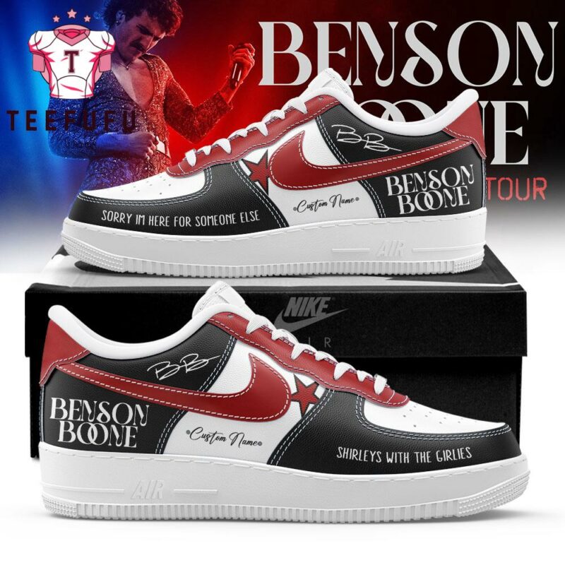 Benson Boone’s American Heart World Tour 2025 Limited Air Force 1 Shoes Sneaker