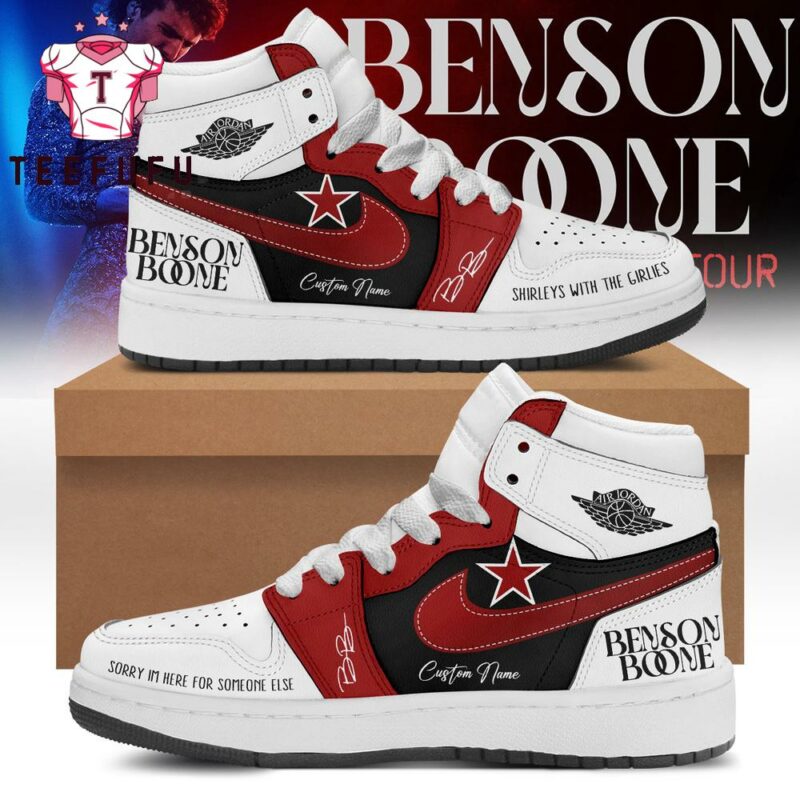 Benson Boone’s American Heart World Tour 2025 Limited Air Jordan 1 Hightop Shoes