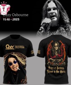 Black Sabbath Ozzy Osbourne Prince of Darkness Forever in our Hearts T Shirt