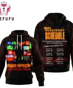 Blake Shelton Residency Schedule 2026 Hoodie