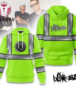 Blink 182 Hi-Vis Safety Limited Hoodie Shirt