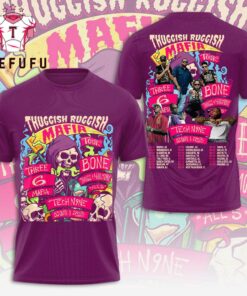 Bone Thugs-N-Harmony x Tech N9ne x Three 6 Mafia Limited T Shirt