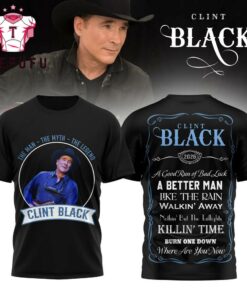 Clint Black The Man The Myth The Legend 2026 3D Shirt
