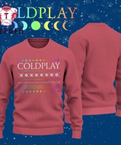 Coldplay Music Christmas Lights 2025 Ugly Sweater