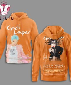 Cyndi Lauper Live in Vegas Graphic Signature 2025 Hoodie