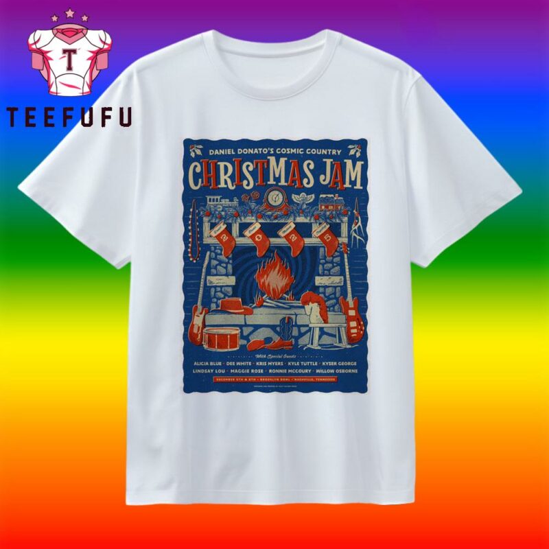 Daniel Donato Christmas Jam Dec 5-6 2025 Nashville TN T Shirt