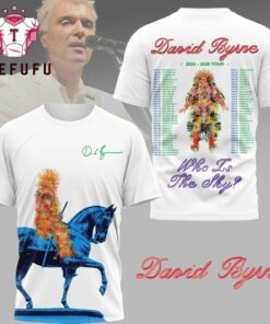 David Byrne 2025-2026 Tour Schedule White T Shirt