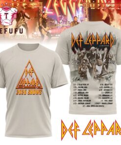 Def Leopard 2026 Show Graphic Music Design T Shirt