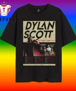 Dylan Scott Till I Can't I Will 2026 Tour T Shirt