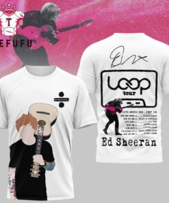 Ed Sheeran 2026 Tour Special New White 3D Shirt