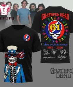 Grateful Dead 1965-2026 Thank You For The Memories Black 3D Shirt
