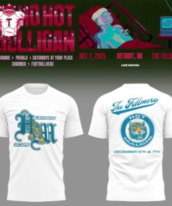 Hot Mulligan The Fillmore Detroit Event 2025 Limited White T Shirt