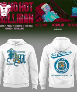 Hot Mulligan The Fillmore Detroit Event 2025 White Hoodie