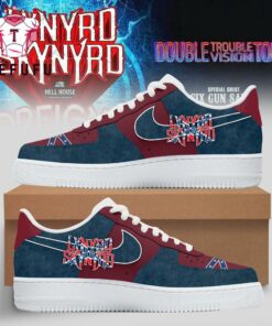 Lynyrd Skynyrd Double Trouble Double Vision Tour 2026 Air Force 1 Shoes Sneaker