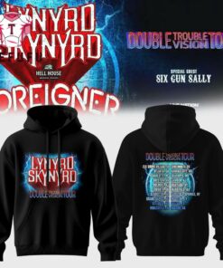 Lynyrd Skynyrd Double Trouble Double Vision Tour 2026 Hoodie Shirt