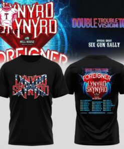 Lynyrd Skynyrd Double Trouble Double Vision Tour 2026 Limited Edition 3D Shirt
