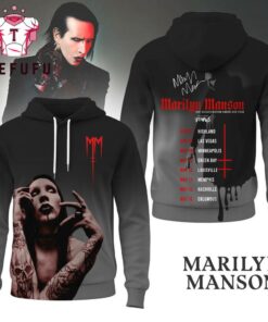 Marilyn Manson One Assassination Under God Tour 2026 Hoodie