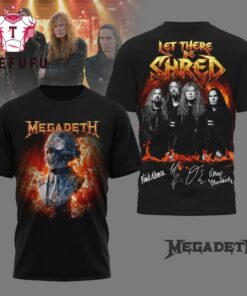 Megadeth Let There Be Shred Music Graphic Signture 2026 T Shirt