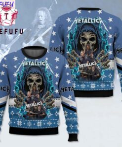 Metallica Trapped Under Ice Ugly Christmas Sweater