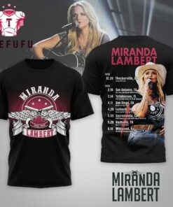 Miranda Lambert 2026 Tour 3D Shirt