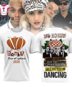 No Doubt Las Vegas Sphere 2026 White T Shirt