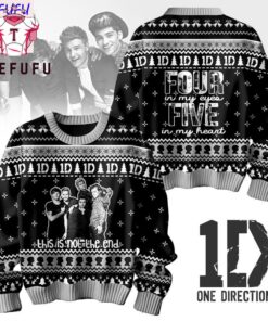 One Direction Five In My Heart Ugly Christmas Sweater