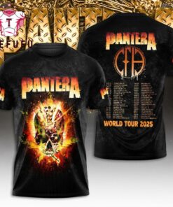 Pantera 2025 World Tour Limited Edition 3D T Shirt