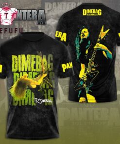 Pantera Reunion World Tour 2025 Metal Legends 3D T-Shirt