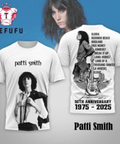 Patti Smith 1975-2025 50th Anniversary 3D Shirt