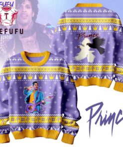 Prince Purple Limited Christmas Ugly Sweater