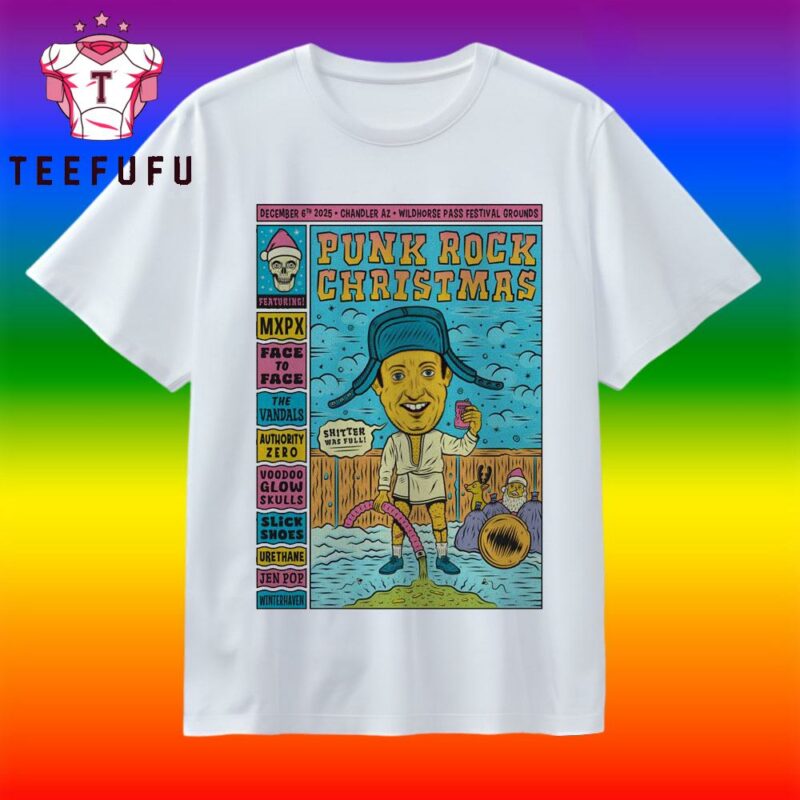 Punk Rock Christmas 2025 Wild Horse Pass Festival Grounds Event T Shirt