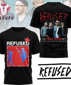 Refused 1991-2025 Thank You For The Memories T Shirt