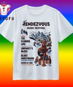 Rendezvous Music Festival In Teton Village WY On Mar 28 2026 T Shirt