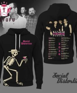 Social Distortion 2026 Tour Graphic Music Hoodie