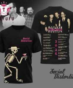 Social Distortion 2026 Tour Graphic Music T Shirt