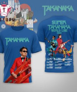 Super Takanaka 2026 Tour 3D Shirt