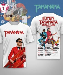 Super Takanaka 2026 Tour White T Shirt