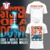 System Of A Down Estadio GNP Seguros CDMX 2026 White T Shirt 3 System Of A Down Estadio GNP Seguros CDMX 2026 White T Shirt