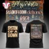 System Of A Down Tour 2026 SICK NEW WORLD Black T Shirt 2 System Of A Down Tour 2026 SICK NEW WORLD Black T Shirt