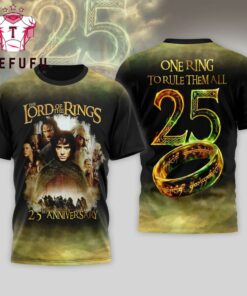 The Lord of the Rings 25th Anniversary 2026 3D Shirt