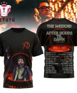 The Weeknd After Hours Til Dawn 2026 Tour 3D Shirt