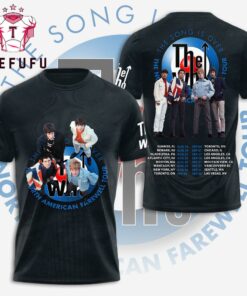 The Who North American Farewell Tour 2025 Graphic Music Black T Shirt