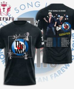 The Who the Song is Over North American Farewell Tour Black 3D Shirt
