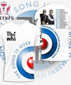 The Who the Song is Over North American Farewell Tour White 3D Shirt