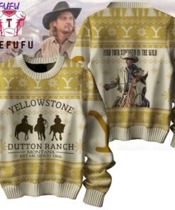 Yellowstone Dutton Ranch Montana Limited Edition Sweater
